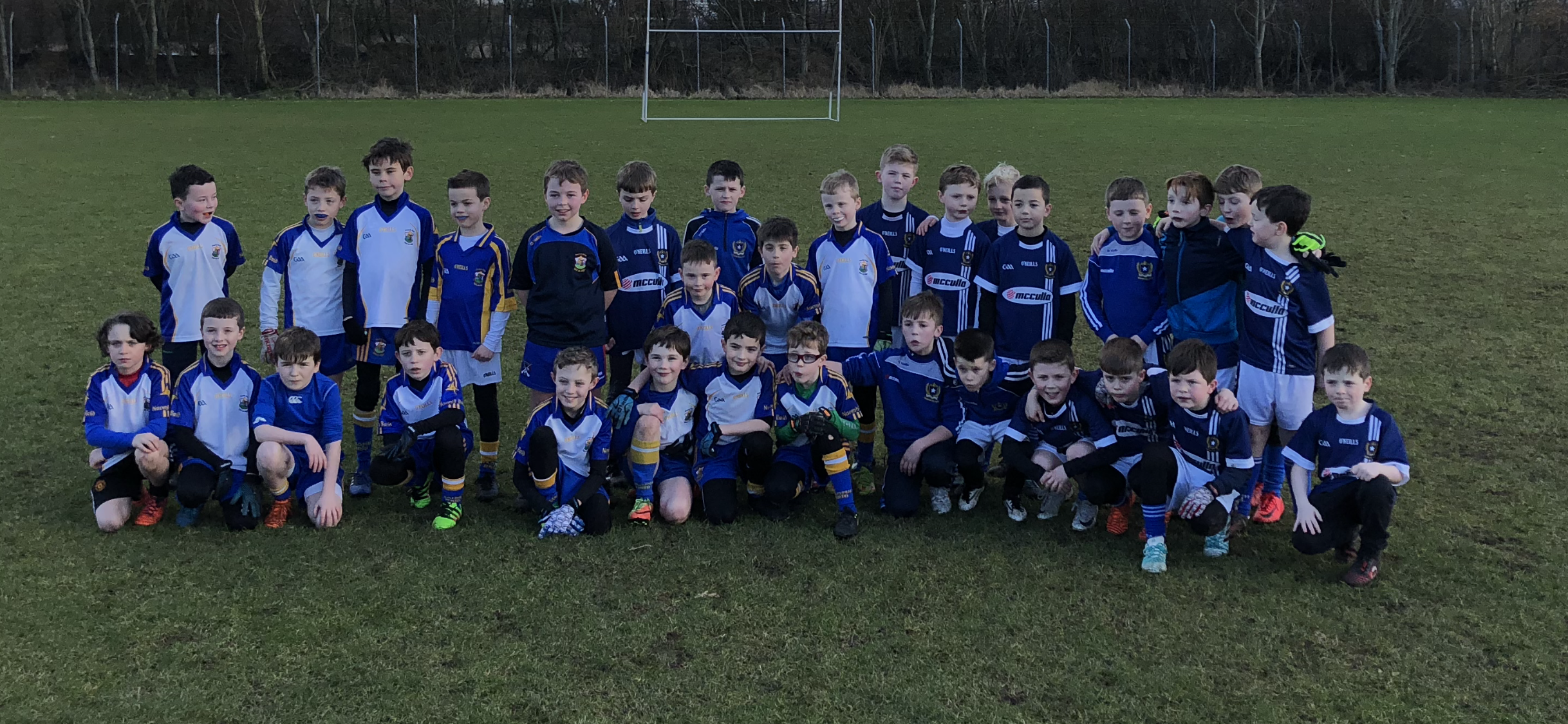 P5 Boys’ Footballers Enjoy First Outing Of Year Against St Gall’s