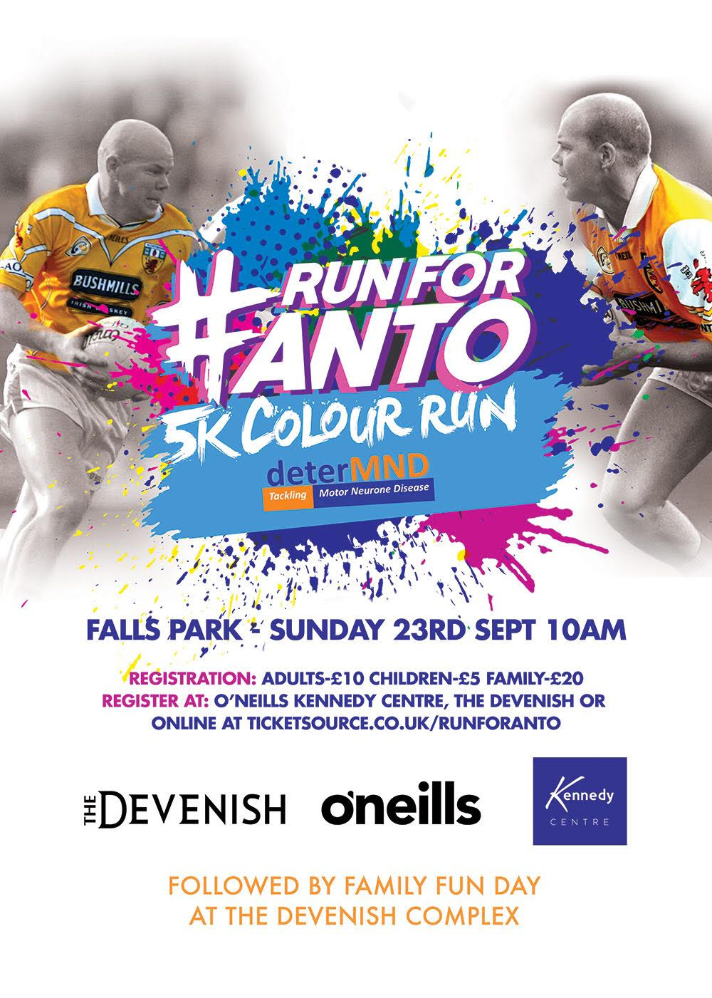 Register For The ‘Run For Anto’ On Sunday 23rd September!