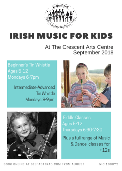Opportunities To Learn Traditional Irish Music With Belfast Trad