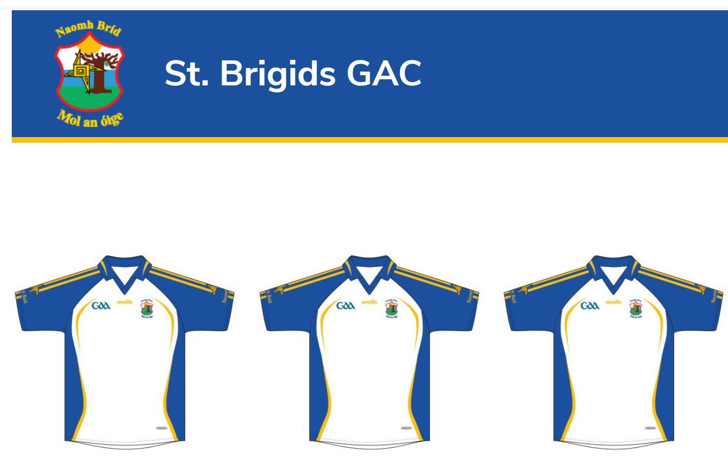 St Brigids GAC On Line Shop
